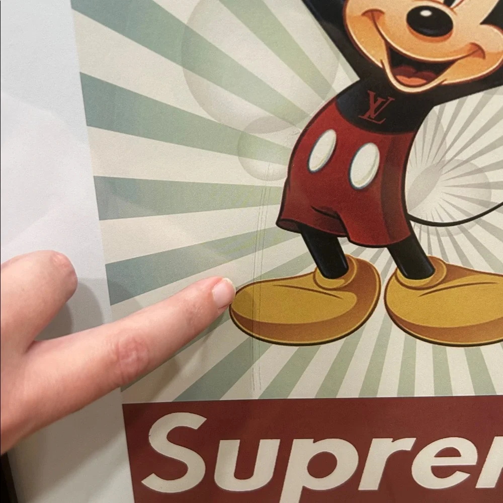 Supreme x Mickey Mouse Print
